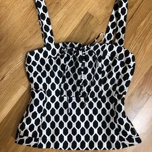 Diane Von Furstenberg Printed Corset